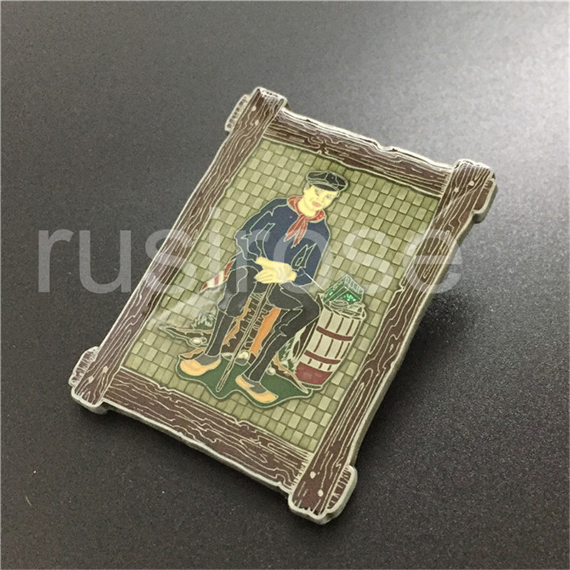 2019 new gold color commemorative coin, high-grade mirror coin with acrylic box and gift box, event commemorative gift