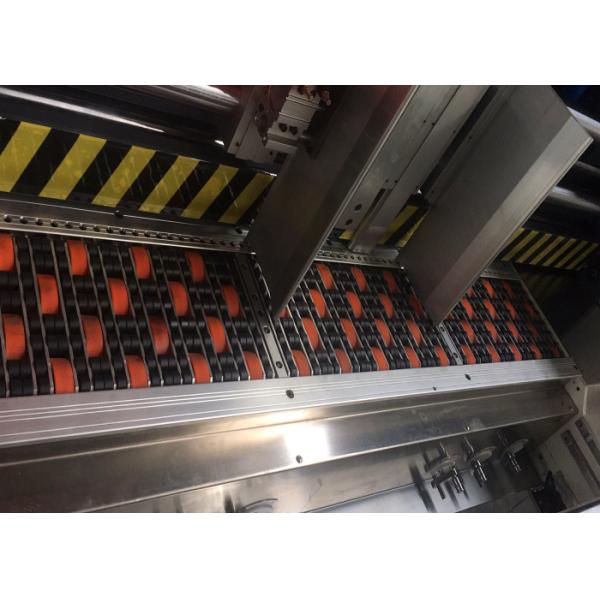 Fully Automatic Vacuum Feeder Flexo Printer Slotter Die Cutter Machine Speed 200 Pcs / Min