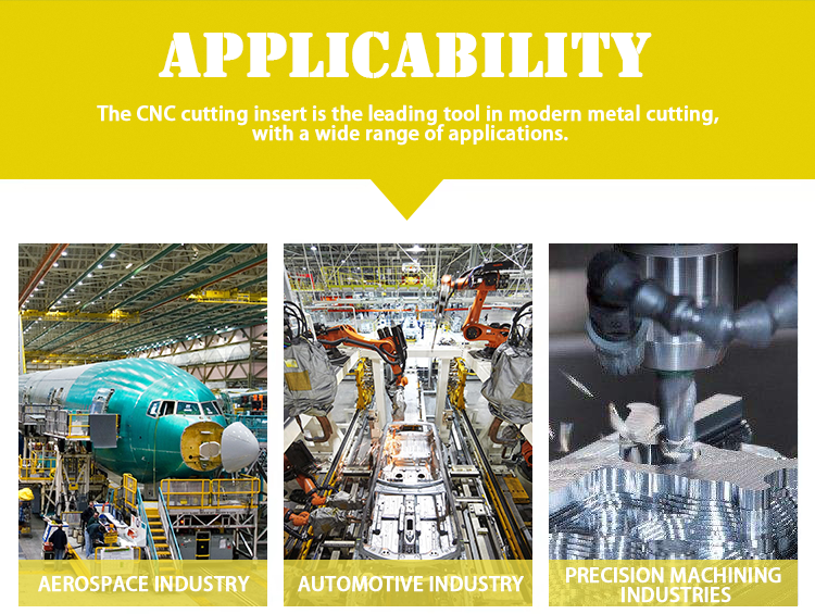 High Precision and Durable Carbide CNC Inserts with 3 Years Warranty for Automated Processing