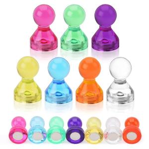 Wholesale 11mm Dia Pot Shape Magnetic Push Pins for Office Maps in Colorful Design from china suppliers