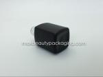 hot sale black matte powder coating gel polish bottle 11ml square shape popular