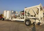 Full Movement Mobile Batching Plant Asphalt Mixing Equipment CE Approved