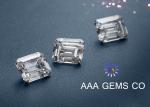 3ct Emerald Cut Moissanite Gemstone Eight Arrows Eight Hearts