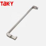 12mm Glass Thickness Stainless Steel Rectangular Tube Bar Glass Door Straight