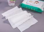 50g Raw White Spunlace Nonwoven Fabrics Pearl Pattern