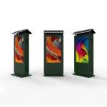 Urhealth 70 inch outdoor waterproof TV display stand for solar outdoor digital