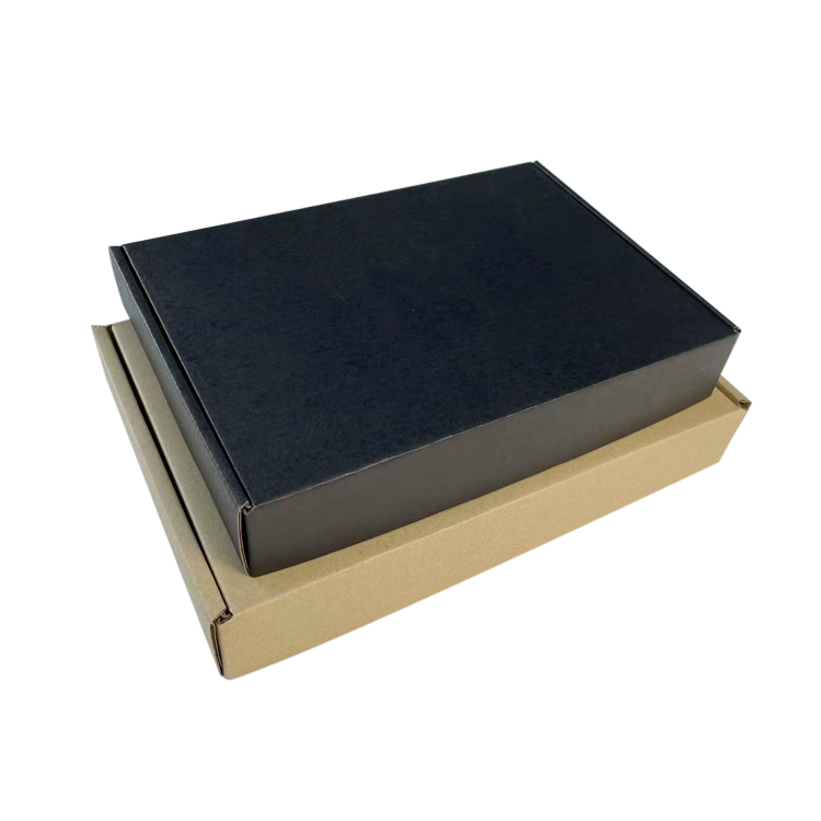 Customizable Gift Paper Box Brown CDR File Kraft Corrugated Mailer Boxes Versatile