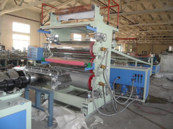 Three layer Wood Plastic Composite Extrusion Line WPC Contruction Template