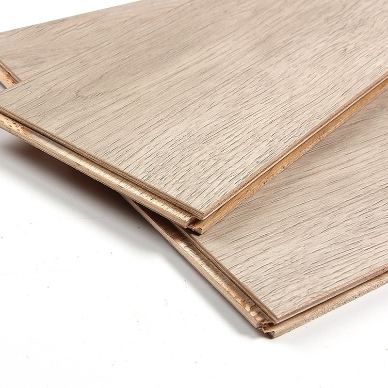 3D Distressed Wooden Plank Laminate Flooring in Customized Color with Matt Finish
