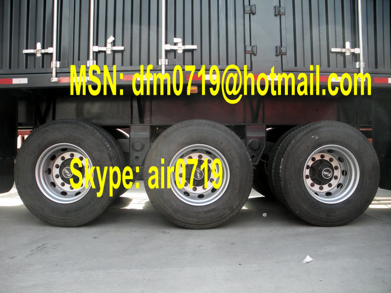 3 Axles Dongfeng EQ9382XXYT Box Semi-Trailer,Dongfeng Semi-Remolque,Dongfeng Semi-Remorque