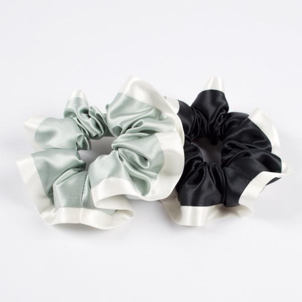 100% Pure Mulberry Silk Scrunchies For Women Soft Silk Hair Scrunchies For Women