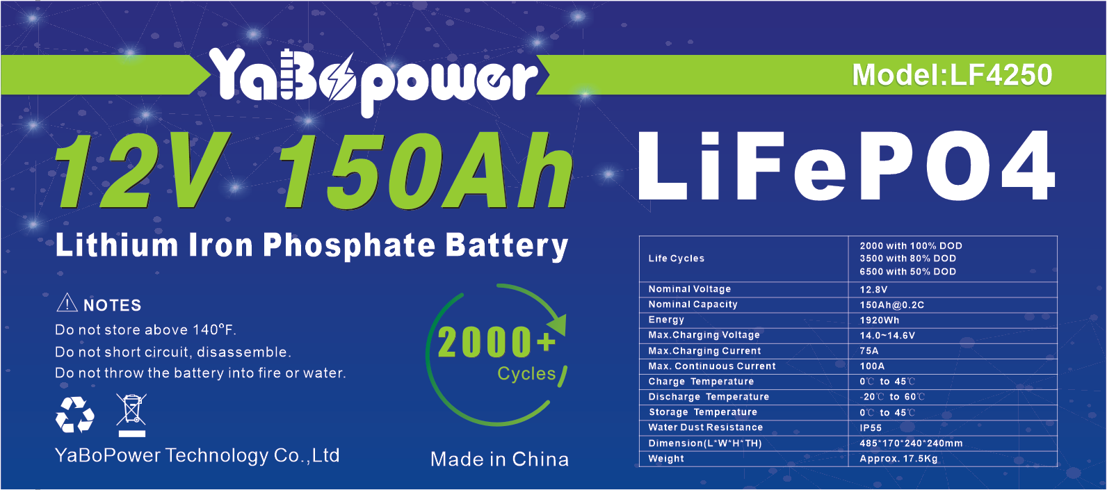 12v 150ah Lifepo4 Battery Cell 32700 Lithium Iron Phosphate