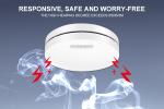 Photoelectric Standalone Smoke Alarm With Test Button 3 Year Battery Smoke