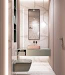36 Inch 400mm 600mm Contemporary Bathroom Cabinets Vanity Melamine Finished