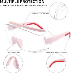 Wholesale Safety Glasses Over Eyeglasses Anti Fog Safety Goggles Protective Glasses With Adjustable Frame For Men Women from china suppliers