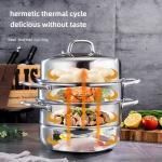 New Product 304 Stainless Steel Steamer Pot Soup Set Stainless Steel Cooker