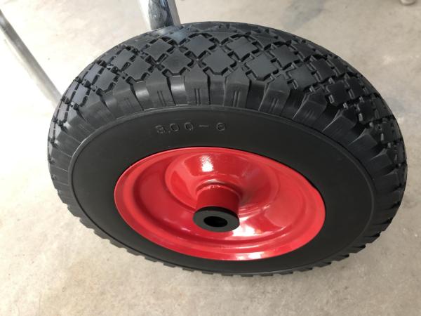 Black Yellow Orange PU Foam Wheels Microcellular Polyurethane Foam Golf Car