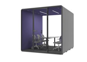 Wholesale Acoustic Sound Booth For Council Chamber Easy Assembled Safety Office Silent Pods from china suppliers