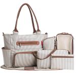 Backpack Changing Bag , Mommy Nappy Diaper Shoulder Bag 7pcs Polyester