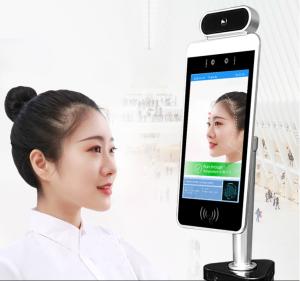 Wholesale DV12V Face Recognition Thermometers 8inch IR Temperature Scanner from china suppliers