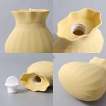 Silicone Hot Water Bottle Bag Hand Feet Warmer Leakproof And Odorless For Hot