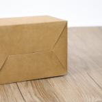 Environmental Takeaway Sugar Kraft Clamshel Food Packaging Paper Box