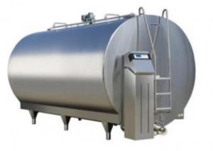 Horizontal Stainless Dairy Tank Milk Storage Cooling Chilling Cooler Refrigerating