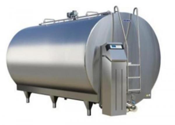 Quality Horizontal Stainless Dairy Tank Milk Storage Cooling Chilling Cooler Refrigerating for sale
