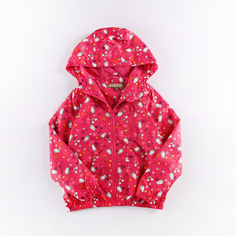 Size 4 6 8 10 12 Girls Print Jacket With Leftover Design
