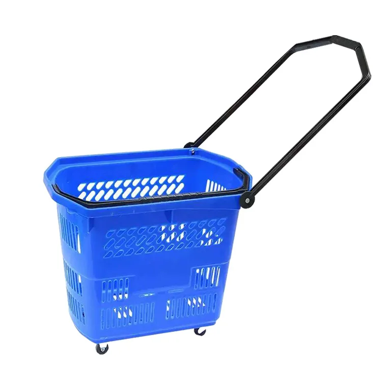 Many Years Factory Hand Trailer Shopping Basket With Double Handles