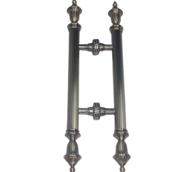 European Brass Door Handle 201 Tube and Zinc Allot Head American Gold Room
