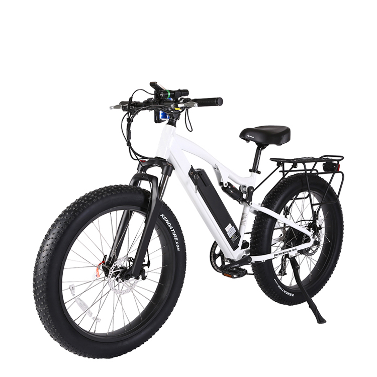 30-50Km/h Max Speed 7 Speed Fat Tyre Mountain Electric Bike with 3 Hours Charging Time