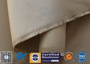 Wholesale 1150g 1.2mm Brown Silica Fabric 800℃ Kiln Heat Insulation Fiberglass Cloth from china suppliers