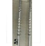 Twin Screw Extruder Granulator Accessories Meshing Covey Screw Parts From 12mm -