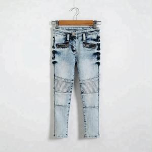 Wholesale Slim Fit Long Section Kids Denim Clothes , 2 - 8 Years Children Denim Jeans from china suppliers
