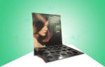 Glossy CMKY Printing Cardboard Countertop Displays For Displaying Haircare