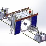 PE Products Oven Biaxial Rotomoulding Machine