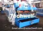 PPGI , Color Steel , GI Material Roofing Tile Making Machine Chain Transmission
