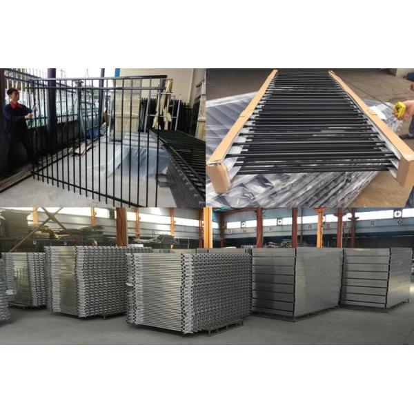 OHSAS 18001 Tubular Steel Fence Powder Coated Welded Wire Panels