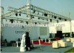 Used Aluminum Spigot Roof Truss With Tent , Outdoor Trade Show Event Aluminum DJ