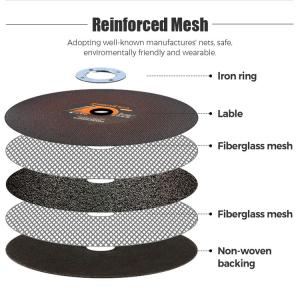 China 30 Grit To 600 Grit Abrasive Cutting Discs Environmentally Friendly 4'' Cut Off Wheel on sale