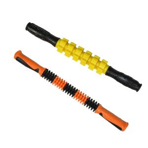 Wholesale Eco Round Bead Back Massage Roller Stick Deep Tissue TPE Handle from china suppliers