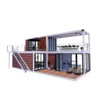 Galvanized Steel Bending 40ft Container House Flat Pack Mobile Prefabricated