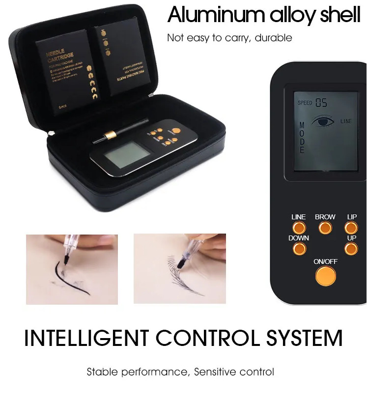 Permanent Makeup Digital Microblading Tattoo Machine 15 speed adjustment