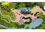 Park Landscape Plan Kids Outdoor Playground Equipment