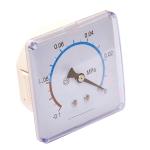 1/4" BSP 63x63 MM 0.08MPA Medical Pressure Gauges Safety Glass