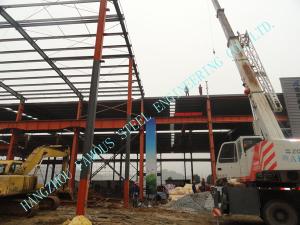 Wholesale W Prefabricated ASTM Industrial Steel Buildings 80' X 96' Light Weight from china suppliers