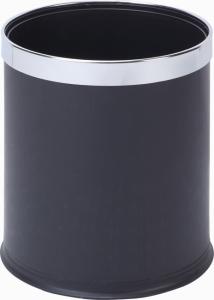 Wholesale Black Hotel Bedroom Double Layer Plastic Waste Dustbin from china suppliers