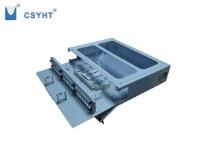 Wholesale Aluminum FTTH Outdoor Fiber Patch Panel ODF 48 Port With Transparent Cover from china suppliers