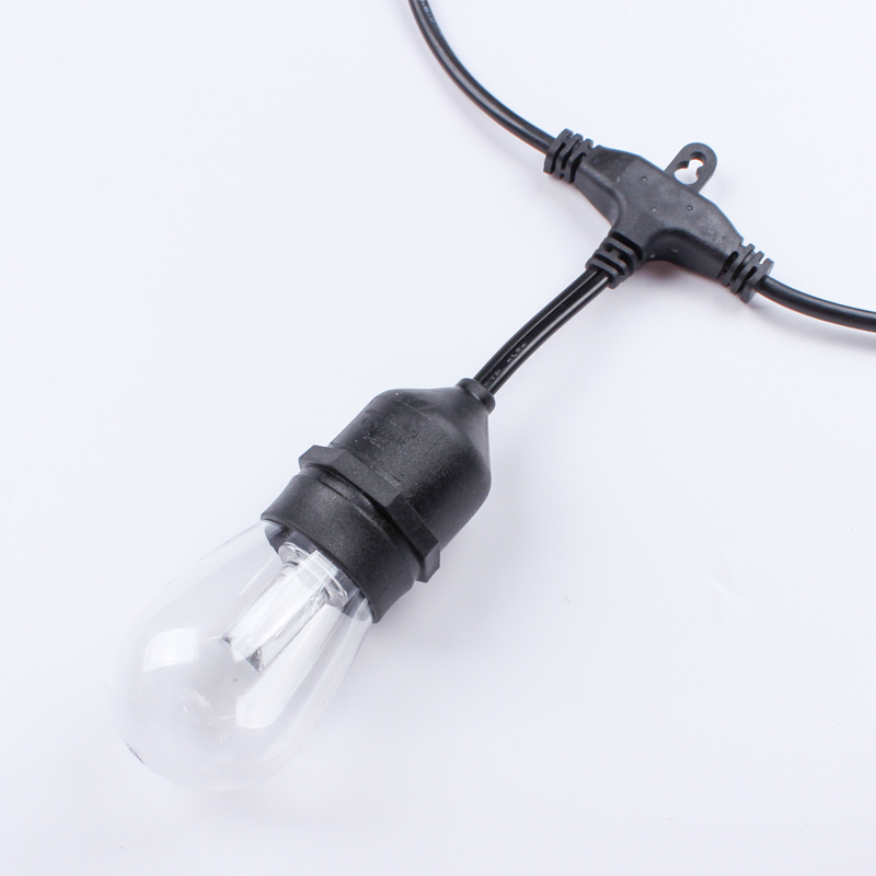 Waterproof Heavy Duty Outdoor RGB LED String lights Connectable Festoon for Party Garden Christmas Holiday Garland Cafe